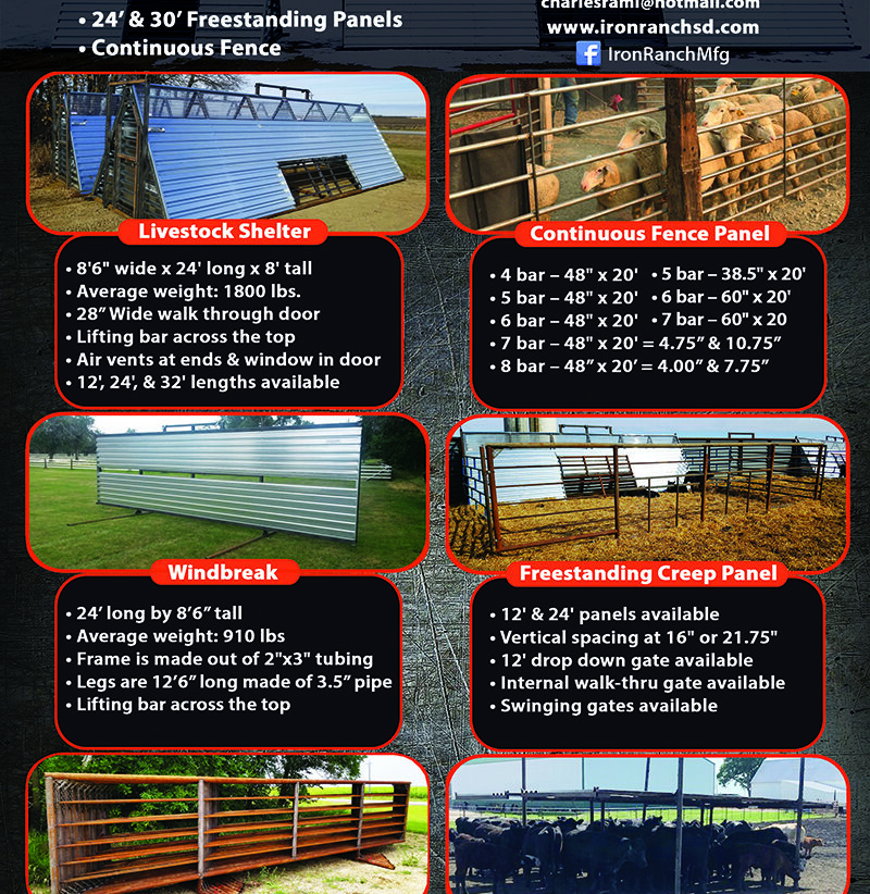 Iron Ranch Mfg.FENCE PANELS Watertown, South Dakota