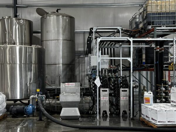 Mixmate Pro stationary chemical mixing plant at Farm Service Cooperative